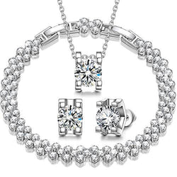 Pendant Chain Necklace Stud